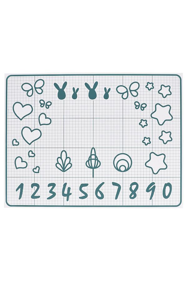 IKEA-BAKTRADITION Baking mat, white/turquoise, 61 x 46 cm 1
