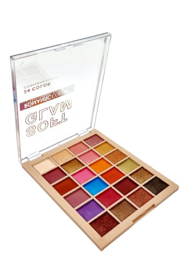 Makeup-Paleta Blush, Machiaj, Culoare romantică, Glam moale, 24 de culori, 02, 24 g 1