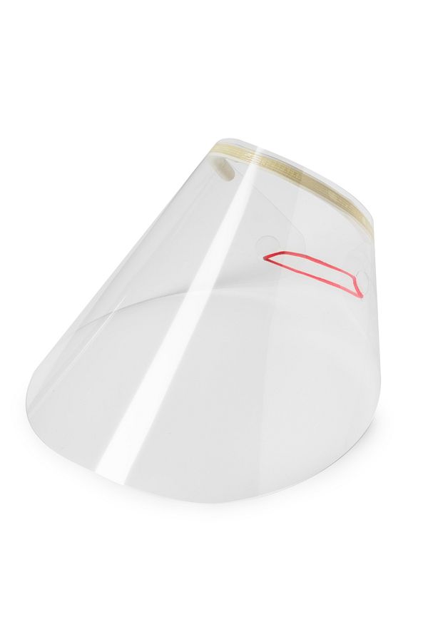 Cupio-Stay Safe visor with elastic 1