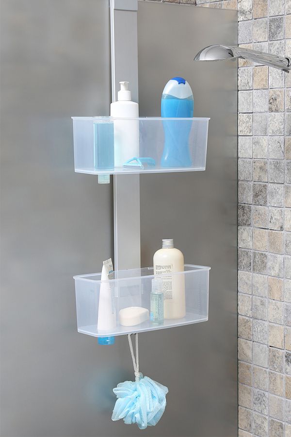 Prima Nova-XL Shower Shelf - Natural Shelf with Pp Material 1