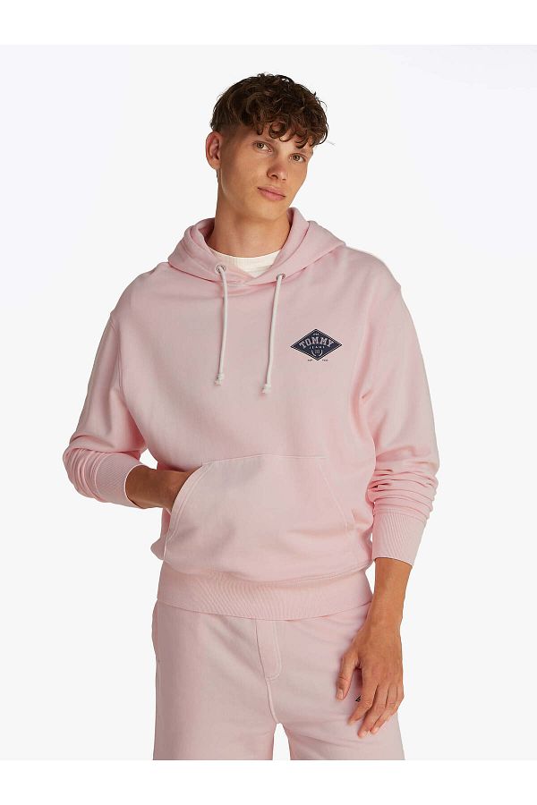 Tommy Hilfiger-Суитшърт с качулка TJM RLX VARSITY GRAPHICS 1