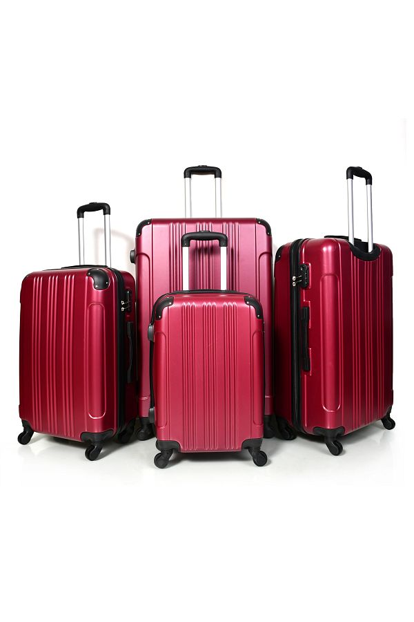 MORANO-Morano Durable and Lightweight 4-Wheel Spinner Luggage Set with Numbered Security Lock (Set of 4) 1