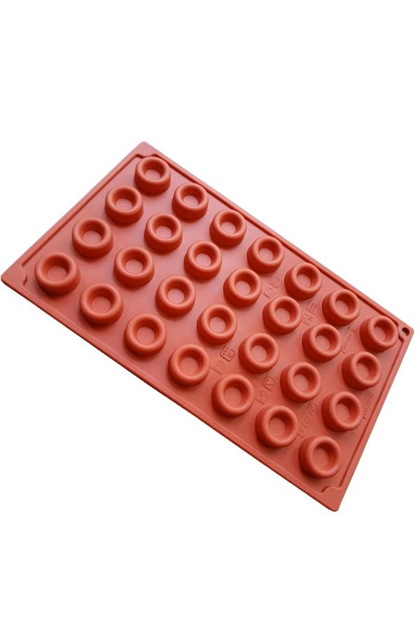 Siliko World-Mini Donut Muffin and Chocolate Mold Silicone Mold 3cm 1