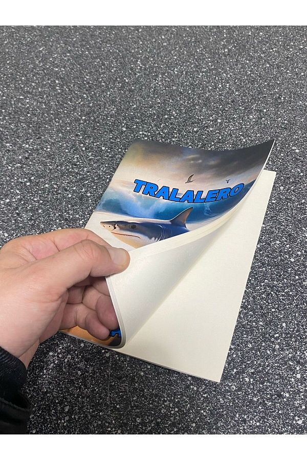 Namgo-Brainlot Meme Tralalero Tralala A5 Unlined Notebook (50 Sheets) 1