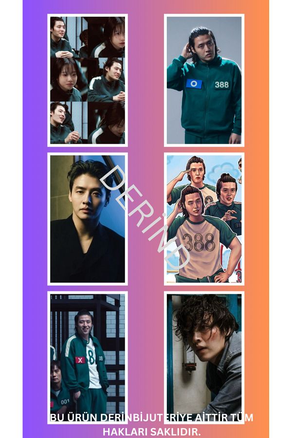 DERİND-Squid Game Player Kang Dae-Ho Set 8 Pcs 1
