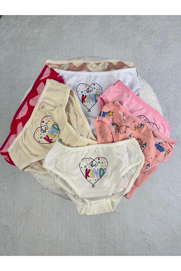 Little Miny Kids MinyKids Kalp Desenli 7'li Külot Set