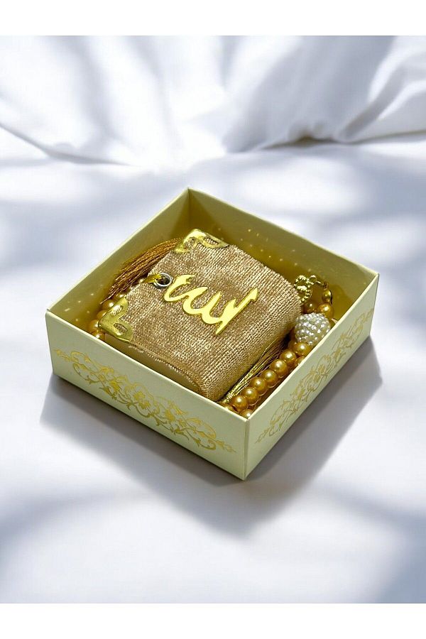 Deniz Elmasları-Mini Quran and Rosary Hajj & Umrah Gift Set - Stylish and Spiritual Gift - 10 Pieces 1
