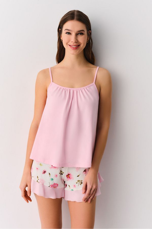 SUWEN-Flora Shorts Pajama Set 1