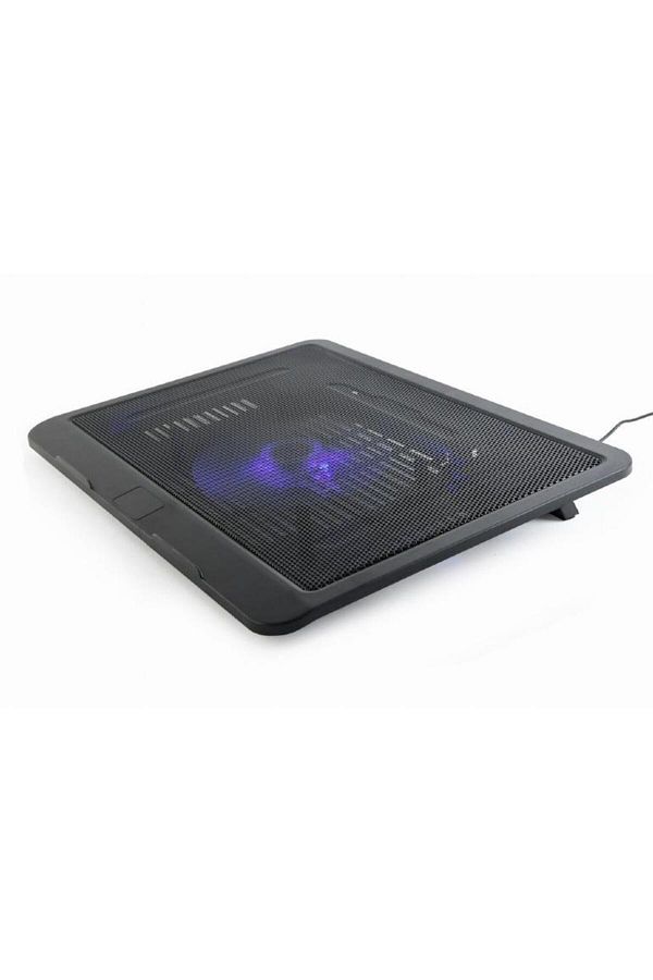 Gembird-Notebook Cooler, Gembird NBS-1F15-04, Maximum 15 inches, LED lighting, Black 1