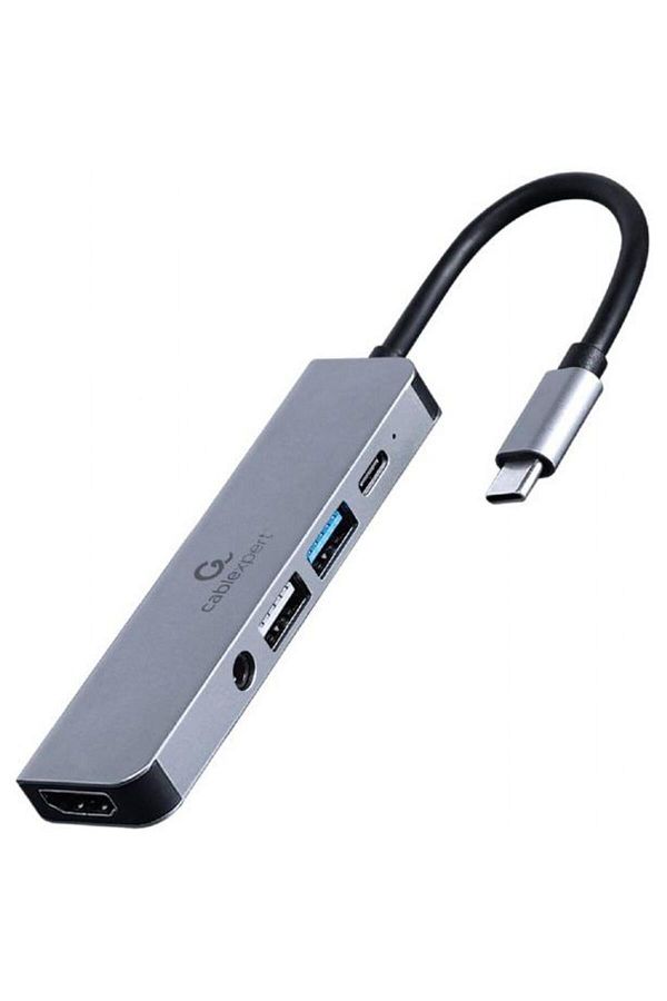 Gembird-Stație de andocare Gembird 5-în-1, USB-C x 1, USB-A 3.1 x 1, USB-A 2.0 x 1, HDMI x 1, PD 87 W 1