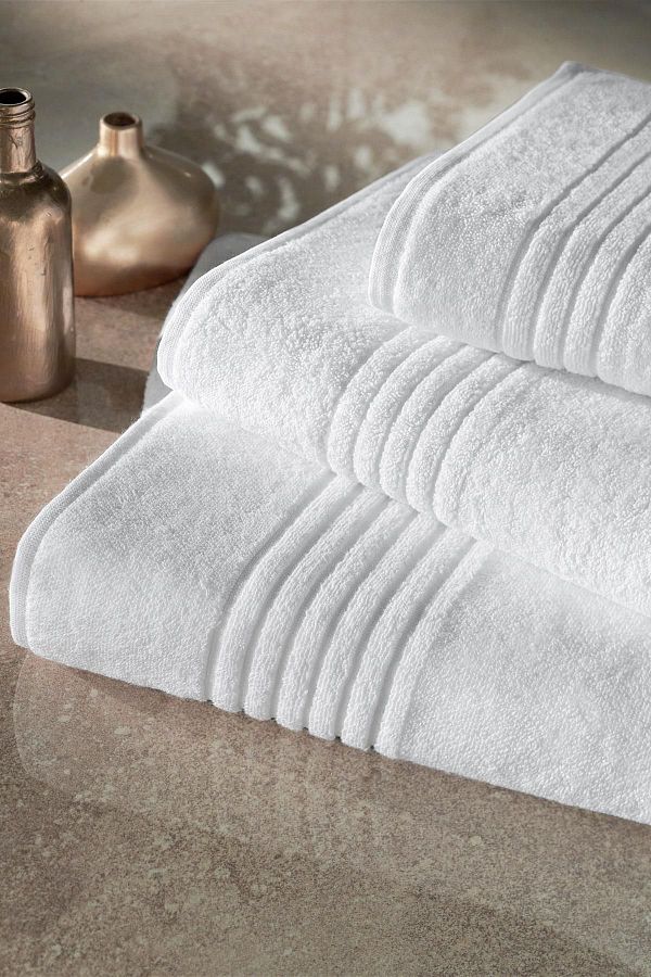 VAROL-Kronos Series 2 Pieces HOtel Bath Towels - 70x140 600gr 1