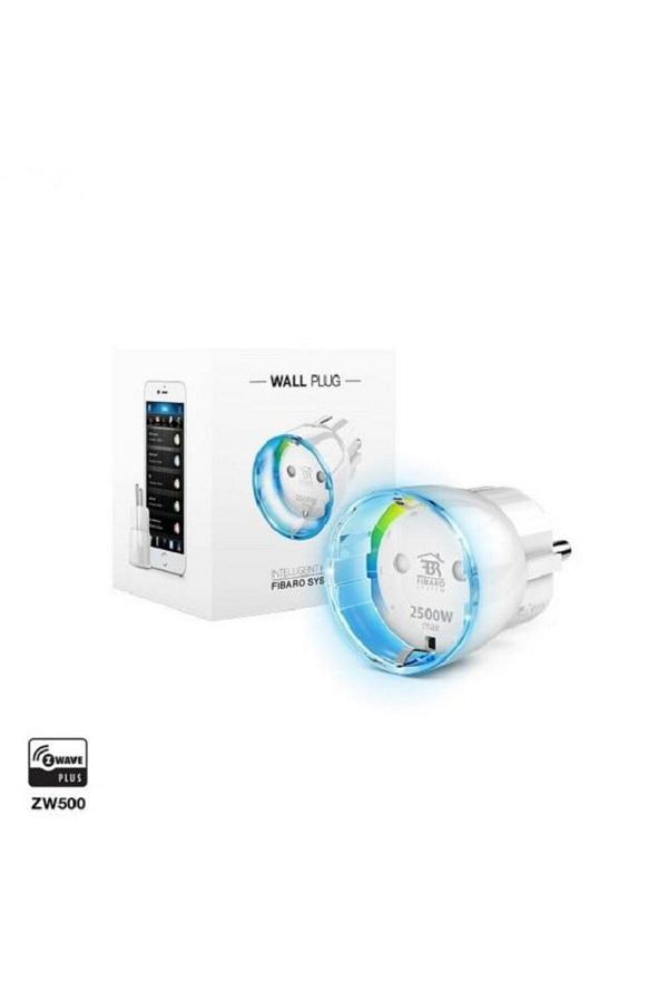 Fibaro-Priza casa inteligenta FIBARO, tip F, Shuko, Z-Wave Plus 1