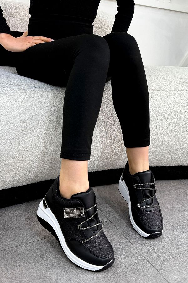Mamito Ayakkabı-Mdl 919 Stone Laced High Sole Sports Shoes 1