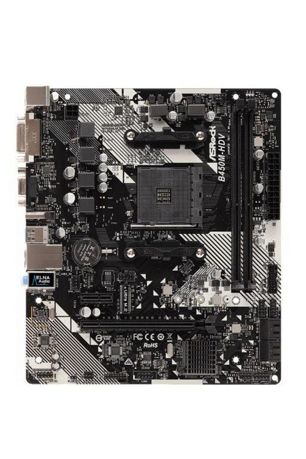 ASROCK-Placa de Baza ASRock B450M-HDV R4.0, AMD B540, AM4, DDR4, mATX 1