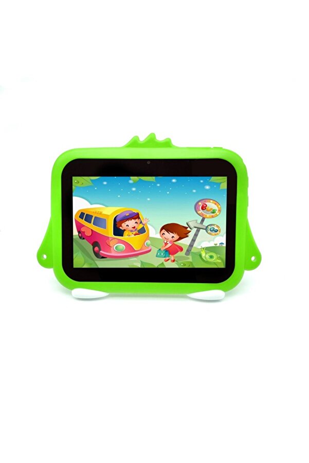 Wintouch-جهاز لوحي للأطفال K716 بشاشة 7 بوصات، مزود بخاصية واي فاي، وذاكرة وصول عشوائي (RAM) سعة 1 جيجابايت، وذاكرة قراءة فقط (ROM) سعة 16 جيجابايت، ونظام تشغيل أندرويد 7.0، ومواصفات أصلية باللون الأخضر 1