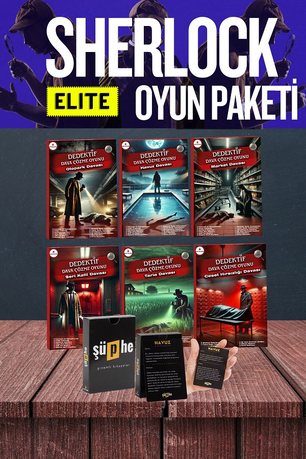 GameBulance-Sherlock Game Pack - Detective Game Pack - Case Solving Game - Find the Guilty Game 1
