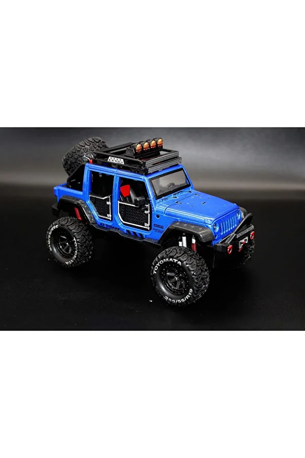 Generic-Jeep Off-Road Kings Jeep Wrangler Unlimited Variable Color Diecast Vehicle (1:24 Scale) (Multicolor) 1