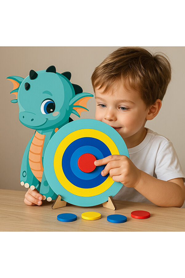 Karter İnovasyon Dinazor Puzzle,Egitici Puzzle Dinazor,Montessori Egitici Oyuncak,Ahsap Egitici Oyuncak,Ahsap Dinazor