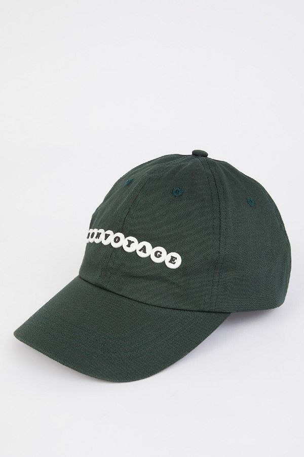 DeFacto-Women's Label Printed Woven Baseball Basketball Cap D7990Ax25Sm 1