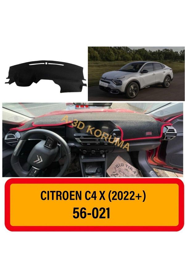 A3D TORPİDO KORUMA-Citroen C4 X 2022 Front Chest / Panel / Torpedo Protection / Case / Carpet / Protector - A3D -3D 1