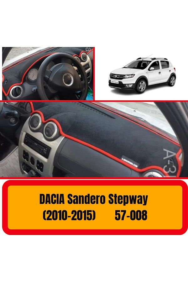 A3D TORPİDO KORUMA-Dacia Sandero Stepway 2010-2015 Front Chest and Panel Protection - A3D/3D with Torpedo and Shell Detail 1