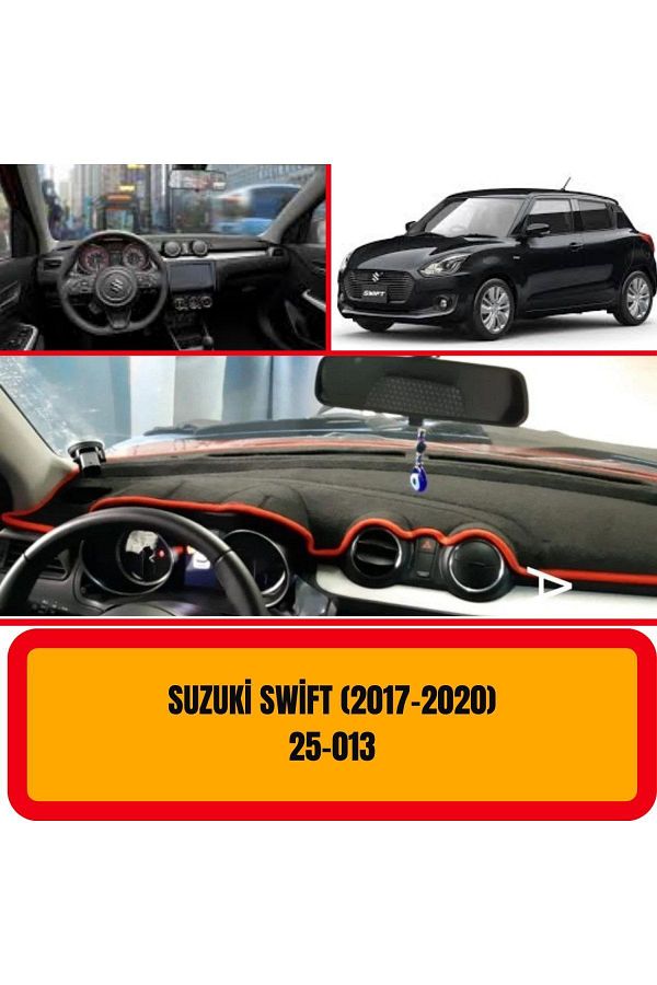 A3D TORPİDO KORUMA-Front Chest Panel for Suzuki Swift 2017-2020 - Torpedo and Lid Carpet A3D/3D Protection Effect 1