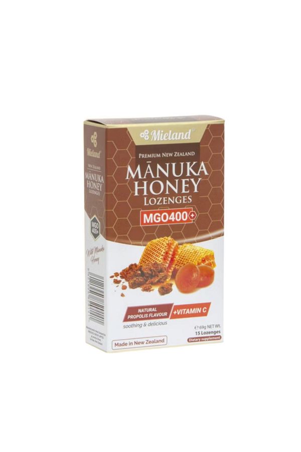 Manuka-Mieland Manuka Honey with itamin C and Propolis Concentrate 400 15 Pieces 1