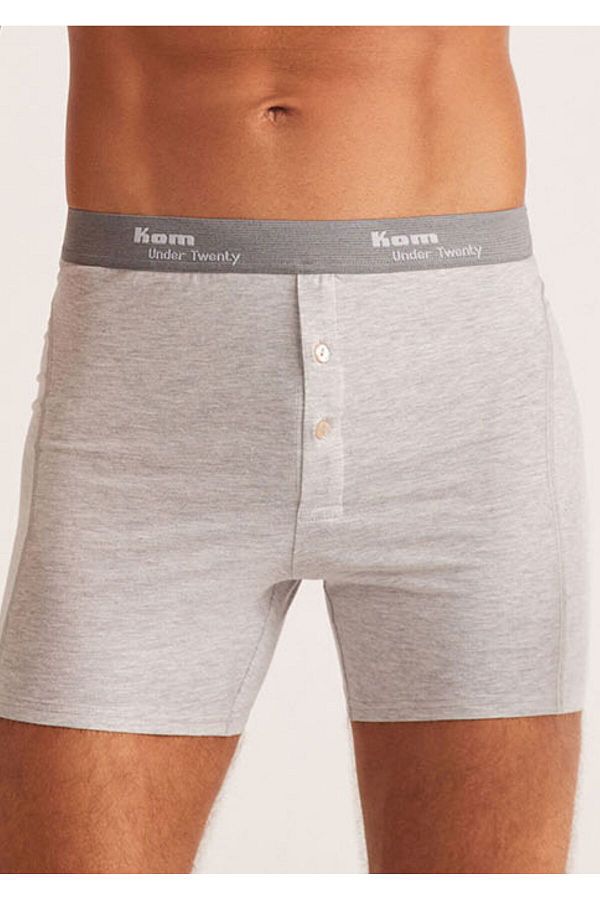 Kom-Men's Modal Cotton Lycra 2-Piece Boxers 1