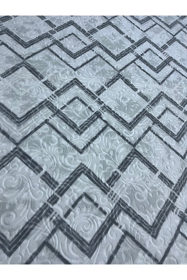 AMASYALI HOME-6 M2 Rubberless Embossed Carpet Cover 200*300 Dimensions Have Additional Extra Curling Share 1