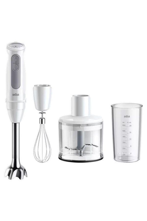 Braun-Blender de mana Braun Multi Quick 5 MQ 50236M, 1000 W, 21 viteze, Tocator 0.5 l, Tel (Alb) 1