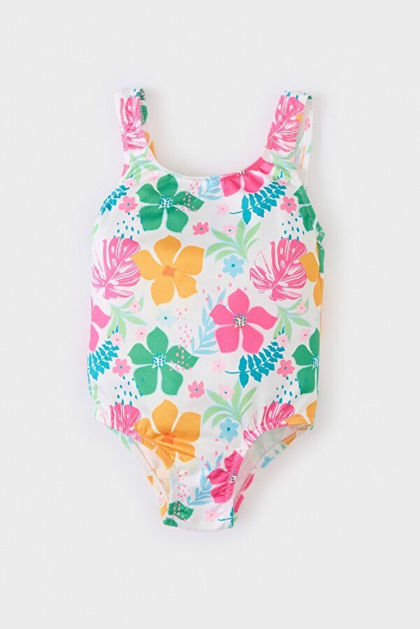 Defacto Kız Bebek Desenli Mayo C0788a525sm