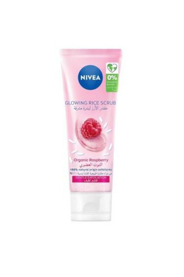 NIVEA-Rice Scrub for Radiant Skin with Raspberry - 75 ml 1