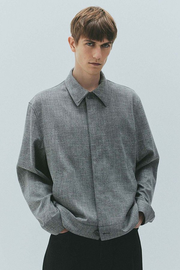H&M-Regular Fit Shacket 1