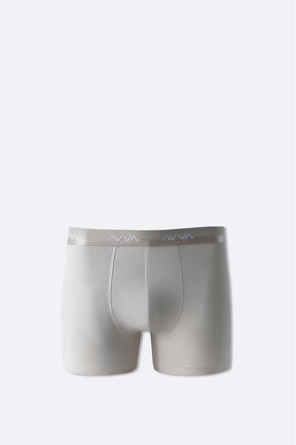 Avva-Men's Stone Plain Basic Soft Touch Single Boxer B 009537 1