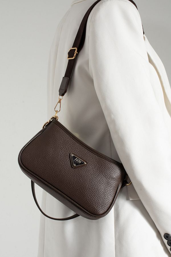 NBİBAGS-Stylish minimal bag with hand and shoulder strap 1