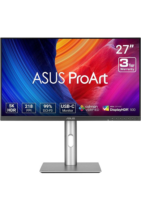 ASUS-ProArt Display PA27JCV 27-inch 5K Monitor with Color Accuracy, USB-C, and HDR50 1