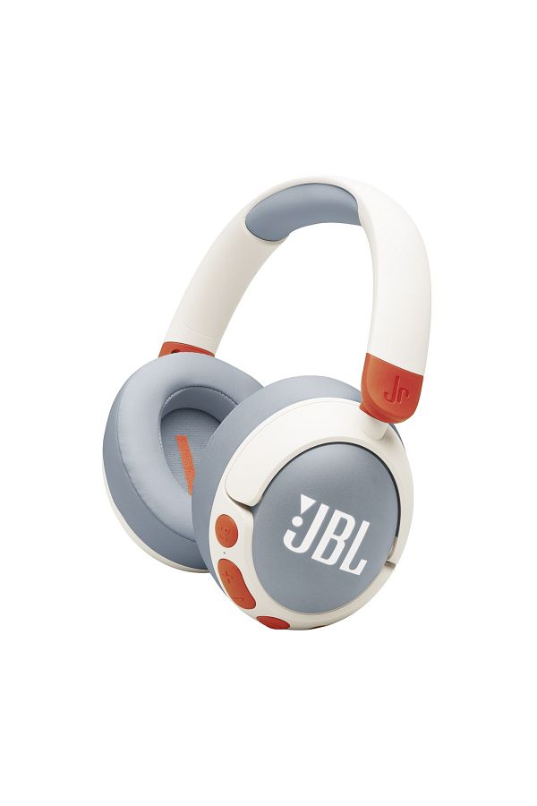 JBL-JBL JR 470NC Wireless Bluetooth Headphones with Active Noise Cancellation – White 1