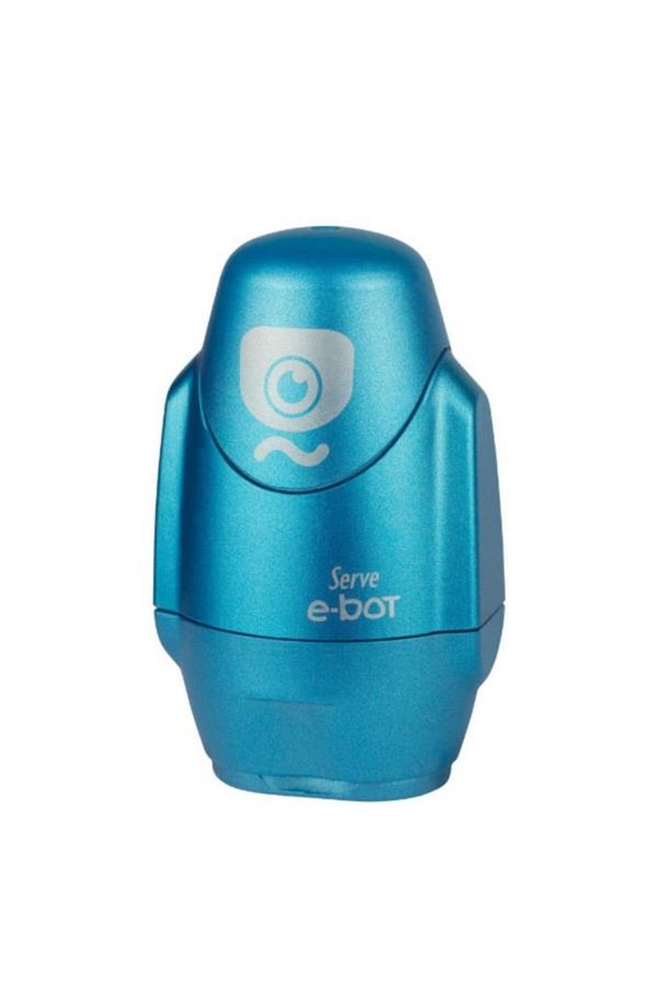 Serve-Metallic Blue and Colors E-Bot Pencil Sharpener with Eraser 1