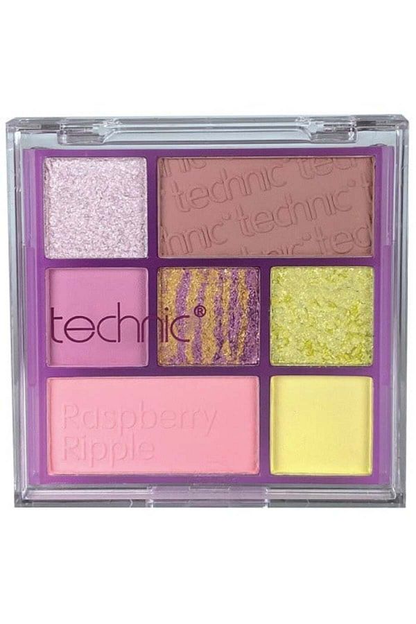 TECHNIC-Paleta fard de ochi, Technic, Raspberry Ripple, 7 farieb 1