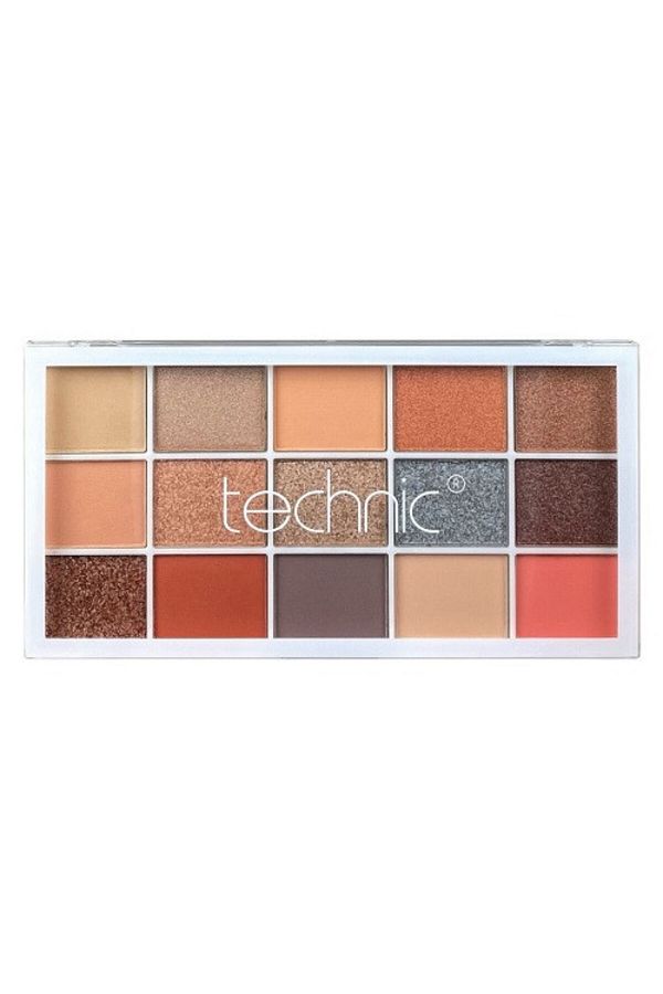 TECHNIC-Paleta očných tieňov, Technic, lisovaný pigment, Y2K, 15 farieb 1