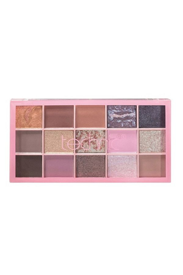 TECHNIC-Eyeshadow Palette, , Pressed Pigment, Unconditional, 15 Colors 1