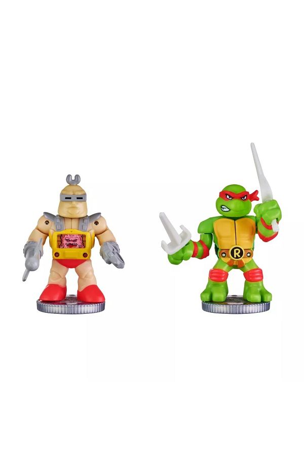Akedo-Teenage Mutant Ninja Turtles Raphael vs Kraang Mini Figure Set 1
