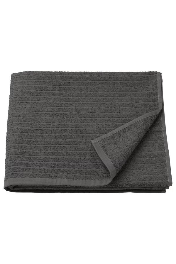 IKEA-VÅGSJÖN Bath Towel, Dark Grey, 70x140 cm, 100% Cotton, Soft & Absorbent, 400 g/m² 1