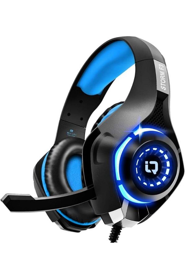IQ TOUCH-Wired PRO Gaming Headset with Microphone, Remote Controller, 3.5mm Input Jack Headphone 1