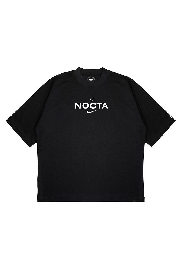 PURE EFFECT-Unisex Oversize Nocta Printed Box Fit Χοντρό μπλουζάκι 1