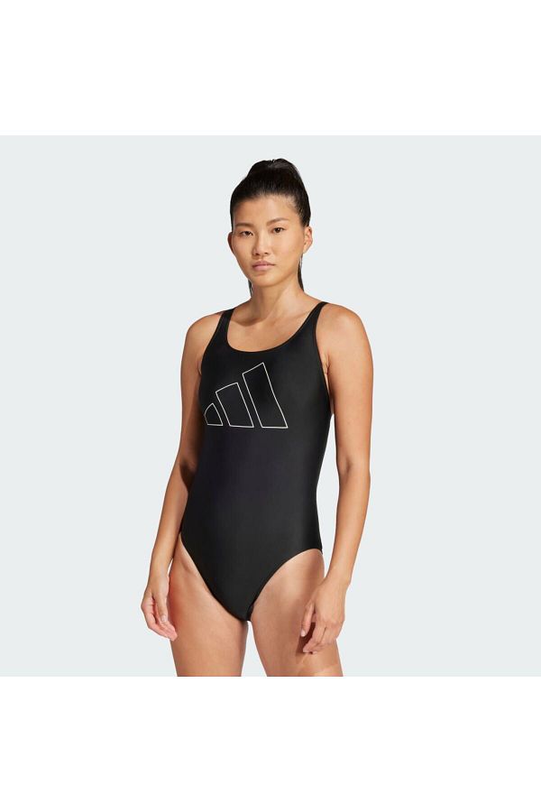 adidas-بدلة سباحة نسائية سوداء كبيرة الحجم Je1920 1