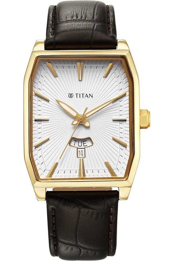 Generic-Titan Analog Off White Dial Men Watch 1876Yl02 1