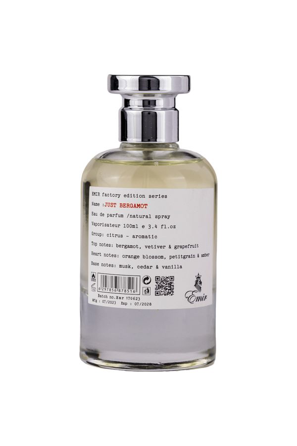 EMIR-Just Bergamot - Factory Edition by Emir - unisex - EDP 100 ml 1