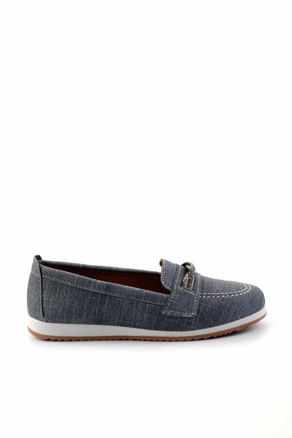 Bambi-Denim Blue Damskie Mokasyny01621111109 1