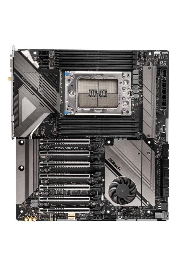 ASROCK-Motherboard ASRock WRX80 Creator R2.0, Socket sWRX8, AMD WRX80, DDR4, E-ATX 1